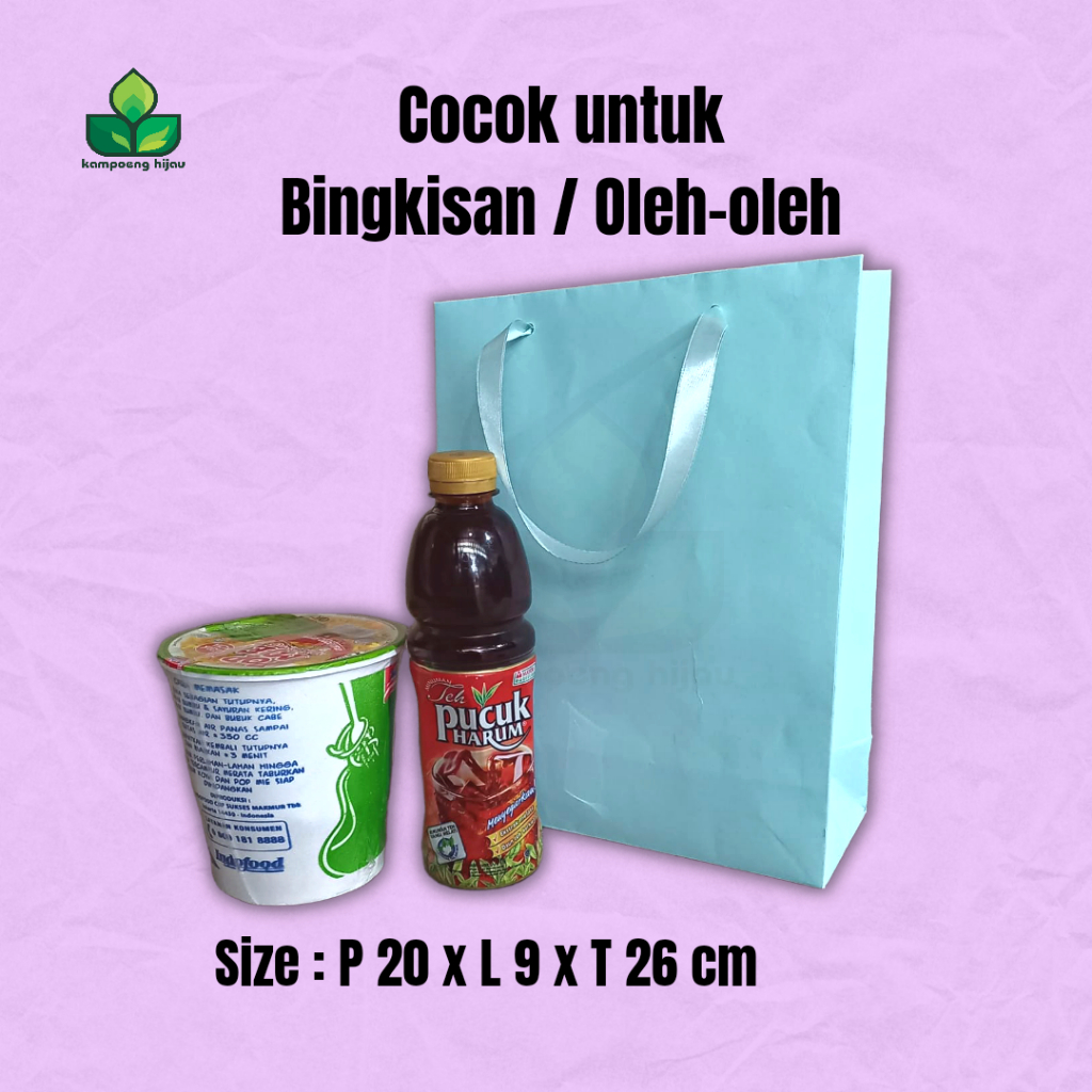 

Tas Kertas Paper Bag Warna (Polos) Tas Kado