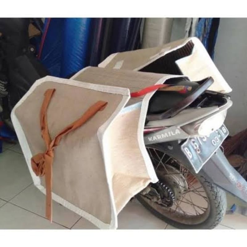 TAS MOTOR UKURAN KECIL KARUNG GONI TAS KURIR TAS BELANJA MURAH