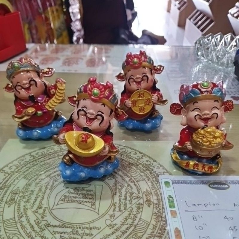 Patung Dewa Rejeki | Patung Miniatur Dewa Cai Shen 10