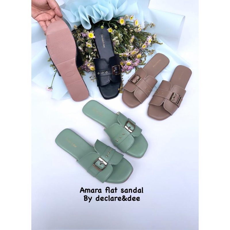 Declare&amp;dee sandal wanita flat Amira