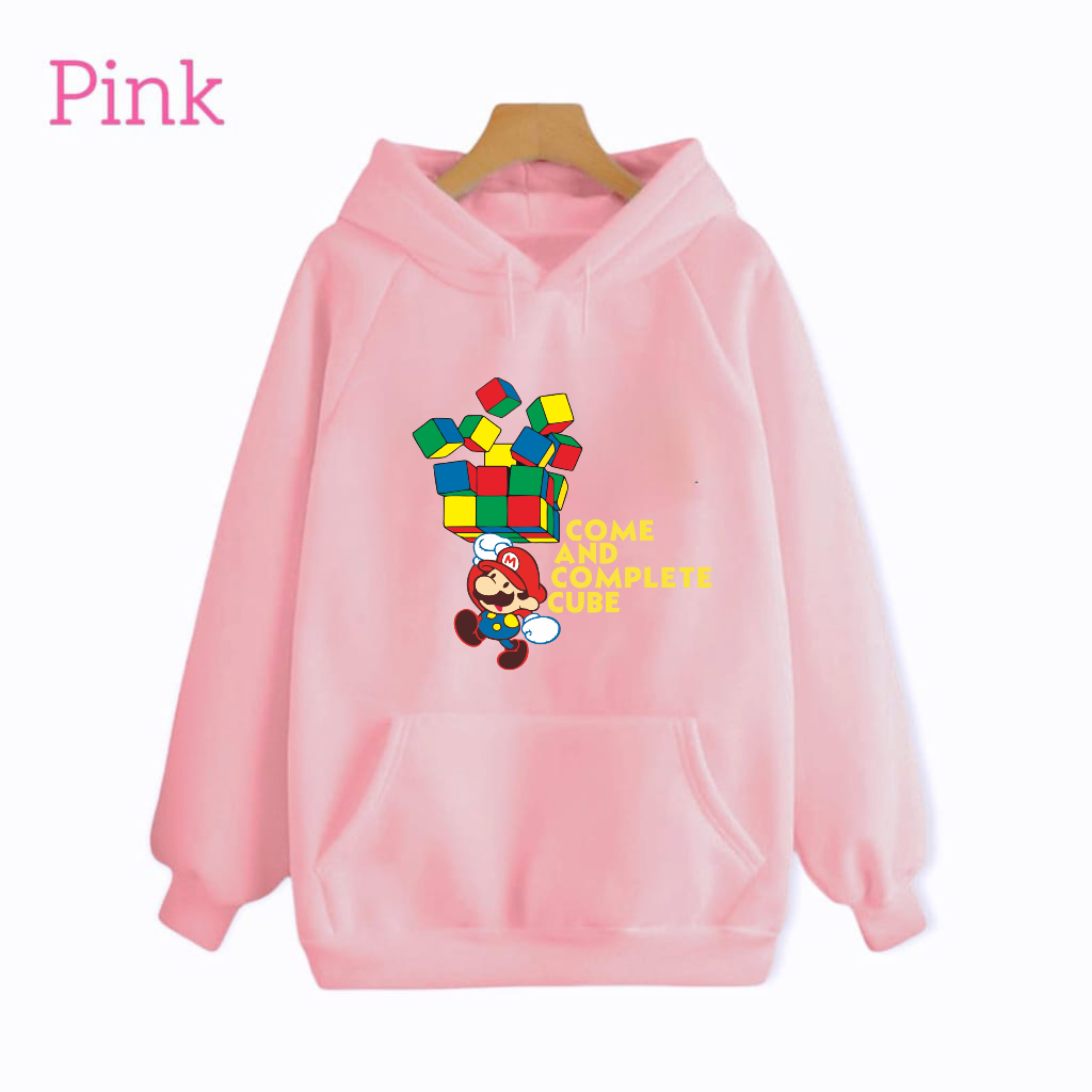 Sweater Hoodie Anak Mario Rubik