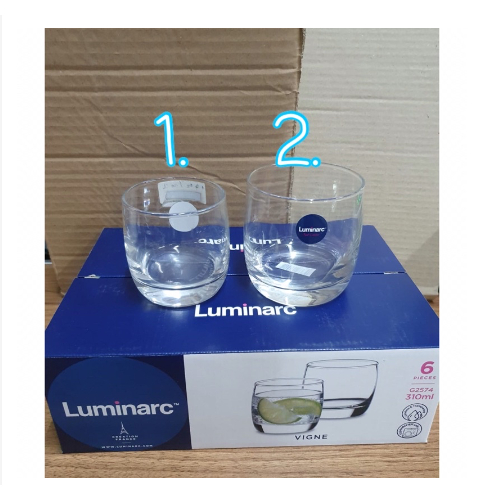 Gelas Vigne PENDEK / gelas minum Luminarc