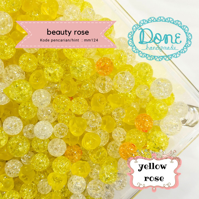 done handymade beauty rose beads manik manik MM124