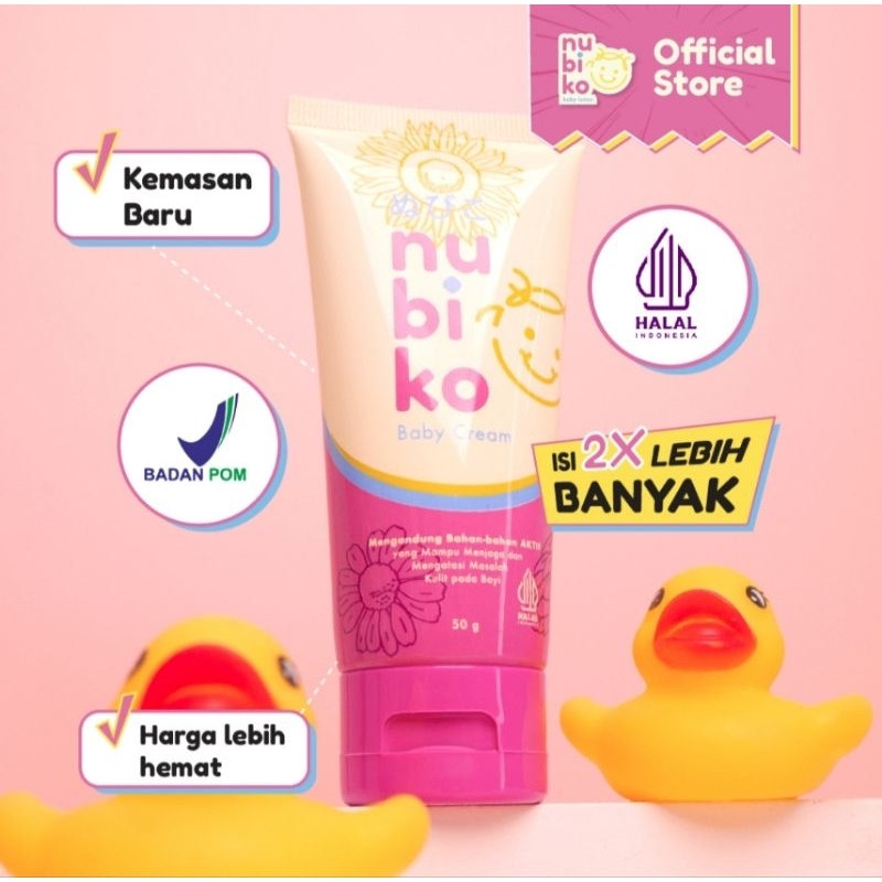 Nubiko Skincare Cream Anak 50 gr | Cream Bayi | No.1 Spesialis Bekas Luka