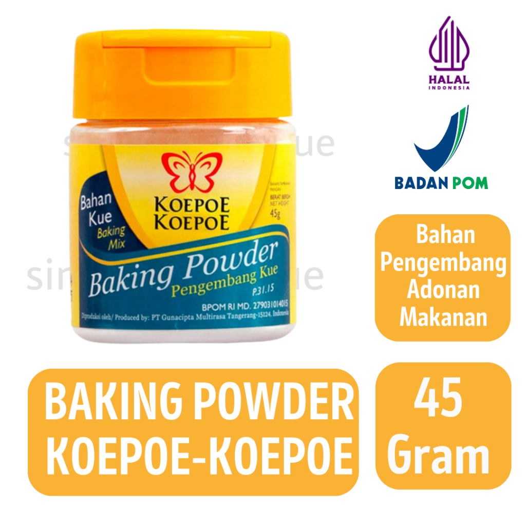 

Baking Powder Koepoe - Koepoe [45 Gram]