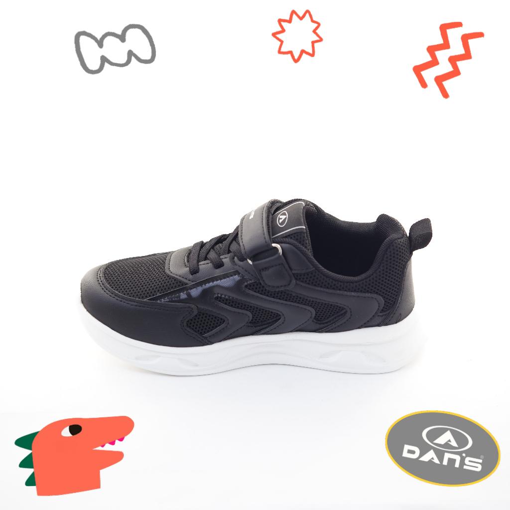 Dans Gelvira Sepatu Sneakers Anak Perempuan - Black