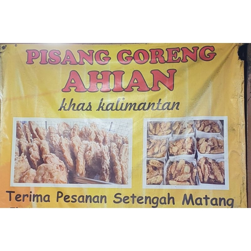 Pisang Goreng Ahian khas kalimantan