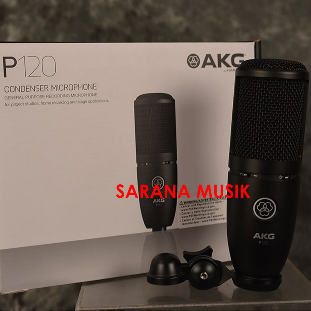 Mic Condensor AKG P120 AKG P-120 Studio Microphone AKG P 120 Original