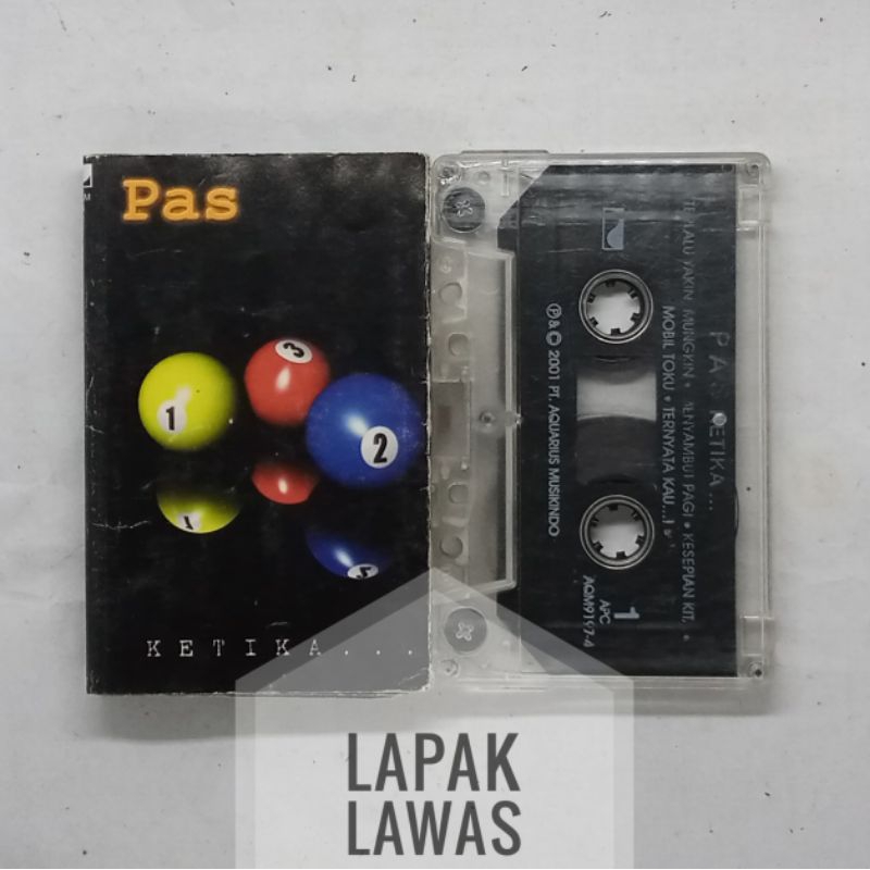 Kaset Pas Band Ketika Bekas