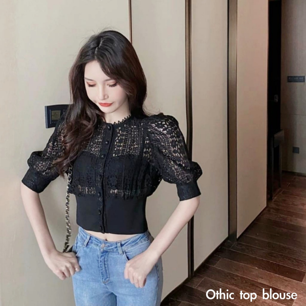 Othic top blouse - Thejanclothes