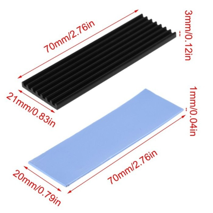 Heatsink SSD M.2 NVME Cooling