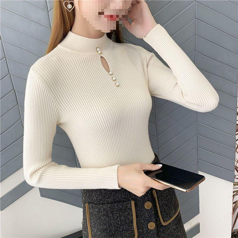 【 Bra Mall 】BJ-013 Atasan Rajut Wanita Turtleneck Import Model Terbaru Premium | Kerah Tinggi Lengan Panjang Premium Korean Style