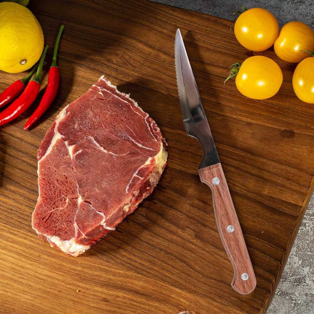 Pisau Makan Steak Knife Stainless Steel Comfortable Grip - Olympia