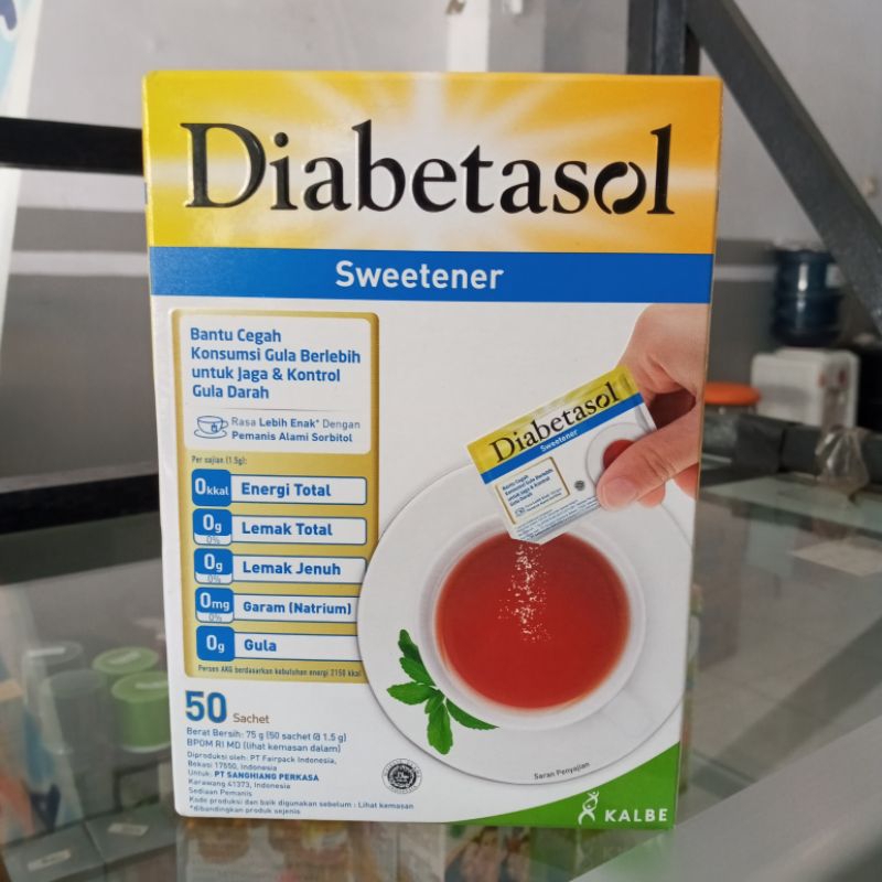 

DIABETASOL SWEETENER ISI 50 SACHET