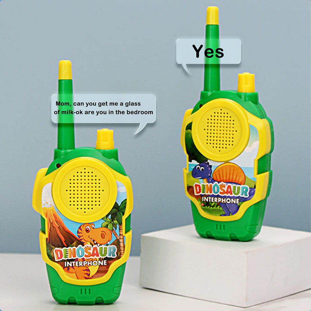 Kids Toys Mini Walkie Talkie Anak Dinosaur 1 Pasang