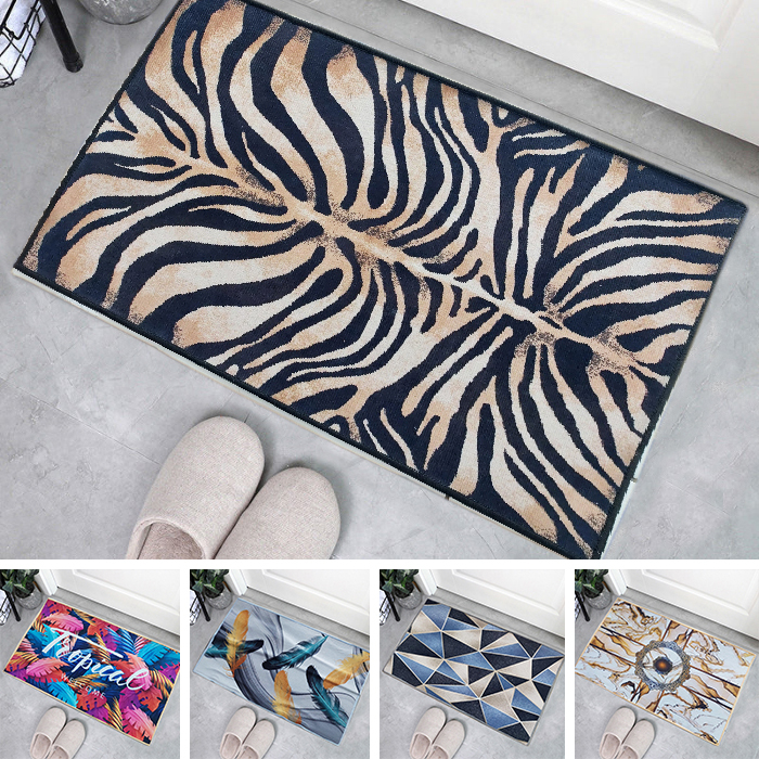 COD -DD-2 Keset Kamar Mandi Anti Slip Ukuran 40x60cm - Keset Karakter Keset Kaki Motif Klasik Import TERMURAH