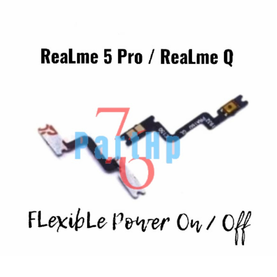 Original Flexible Konektor Power On Off Oppo Realme 5 Pro - Realme Q