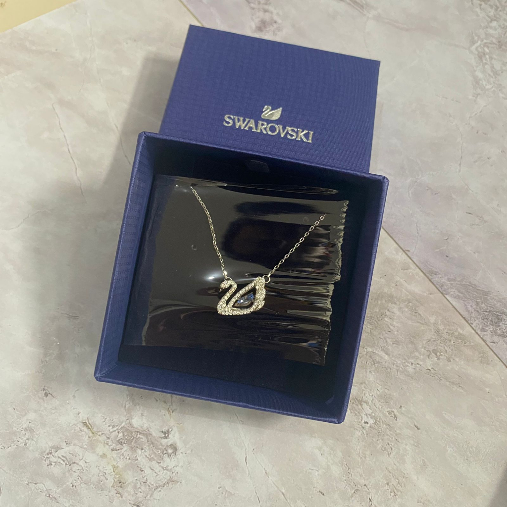 Swarovski - Swan Rhodium Pendant