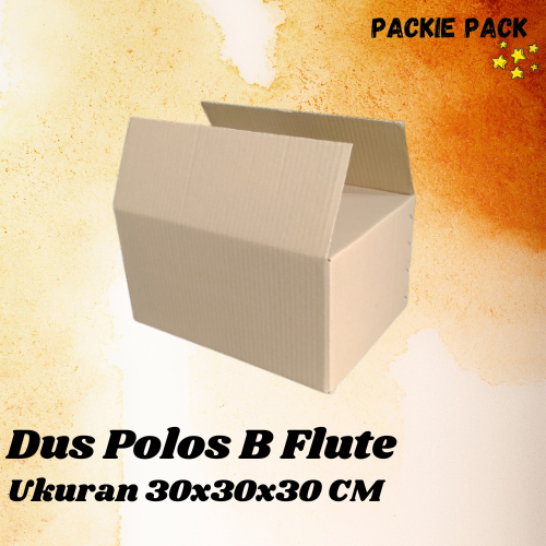 

Kardus/Box Baru Polos Ukuran 30x30x30 cm B flute (Pembelian min 5pcs)