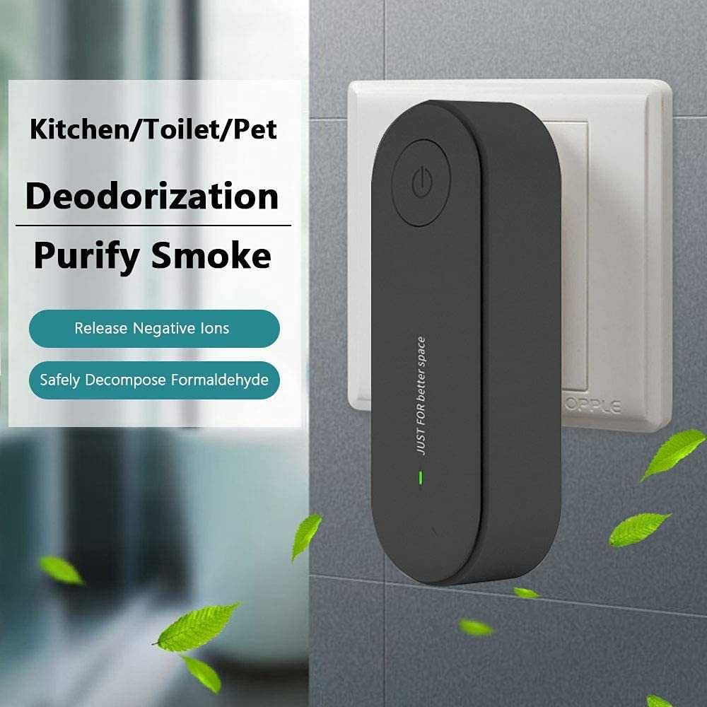 Alat Pembersih Udara Mini Air Purifier HEPA Deodorizer Ukuran Minimalis Alat Penyaring Udara Bersih Berkualitas