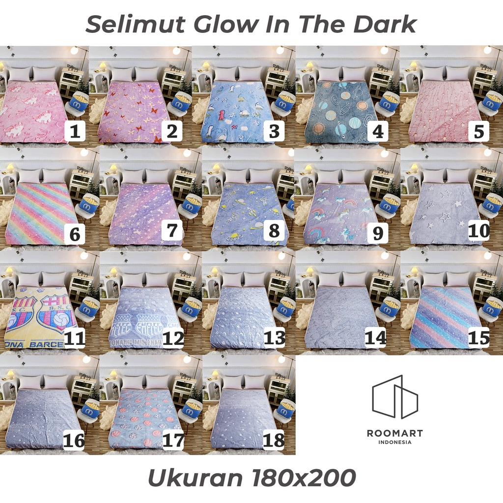 Selimut Glow in the Dark