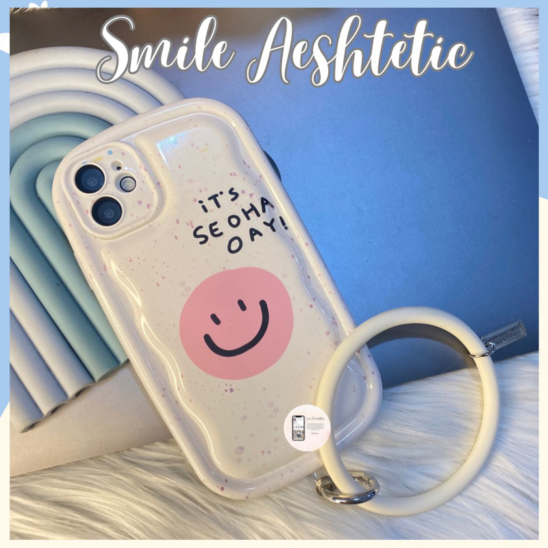 CASE AIRBAG CASE SMILE AESHTETIC FOR IPHONE