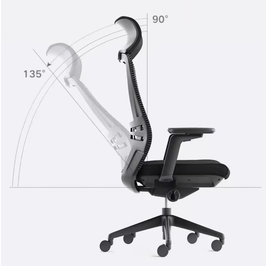 Kursi Kerja Kursi Kantor Ergonomis H123A