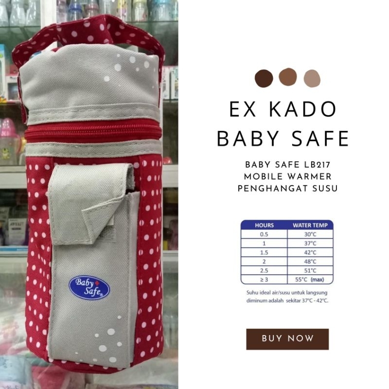 Ex Kado | New | Baby Safe LB217 Mobile Warmer Milk Pemanas Botol Penghangat Susu ASI