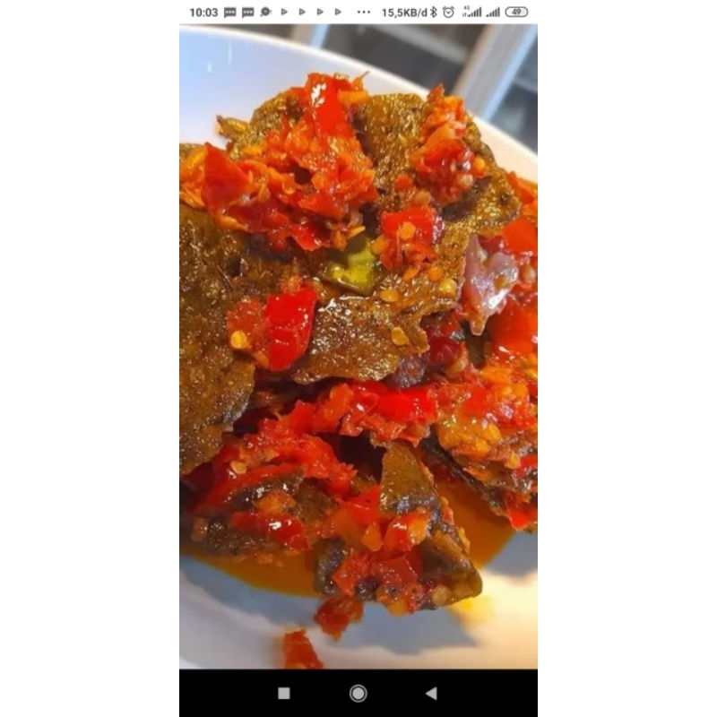 

Dendeng Ikan siap saji