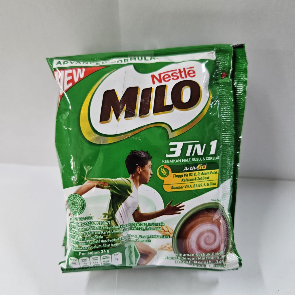 

MIlo 3in1 Sachet 34 gram x 5's