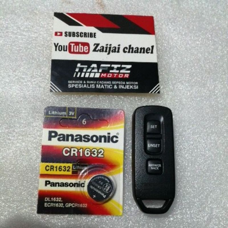 baterai remot scoopy battry remot scoopy panasonic cr 1632