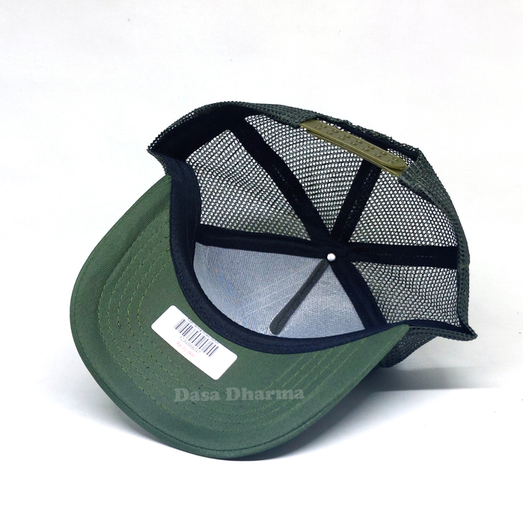 Topi Jaring polos Hijau Army