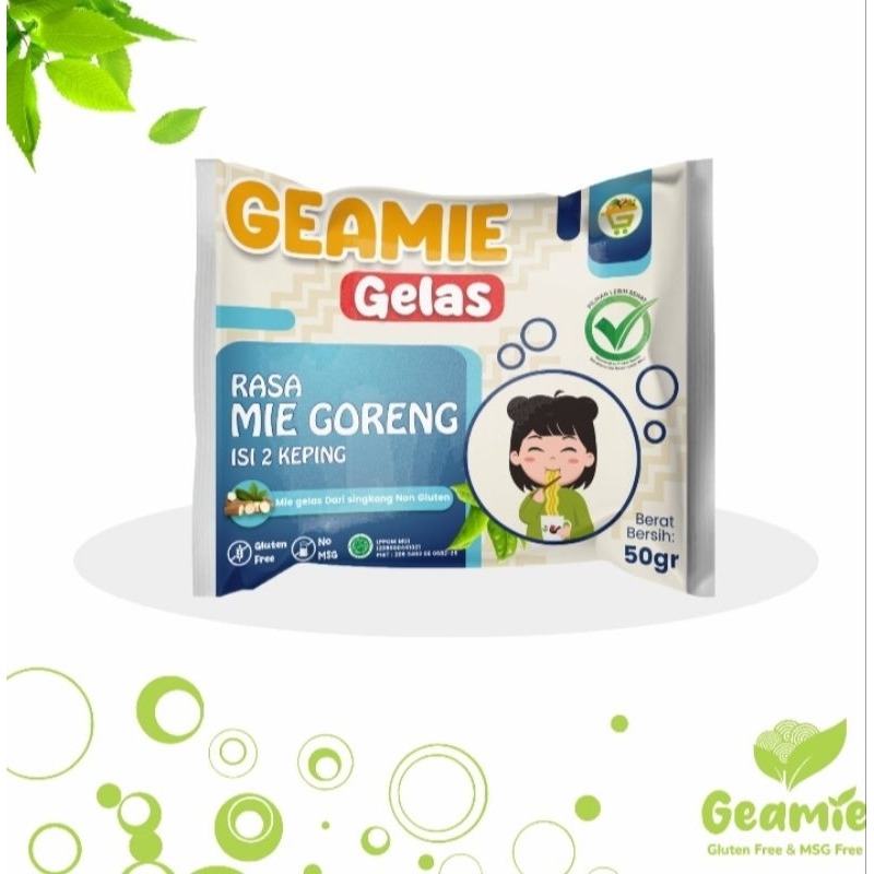 

Mie Gelas Geamie Goreng Isi2 Keping Gluten Free dan Non MSG