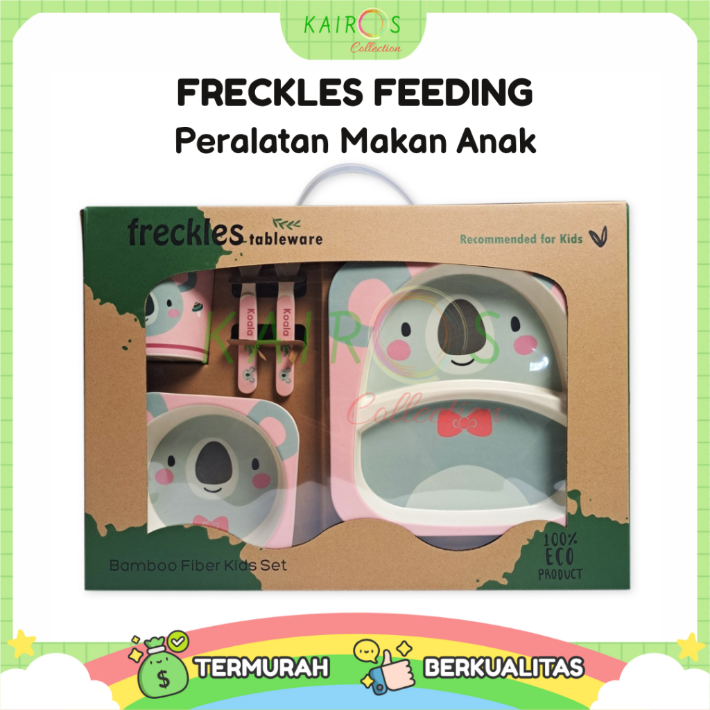 Freckles Feeding Peralatan Makan Anak - Set Koala