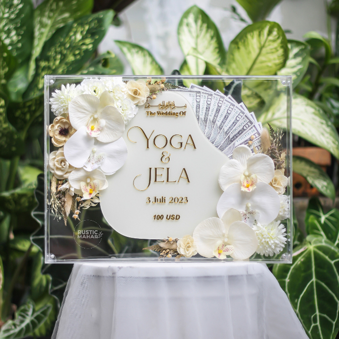 MAHAR AKRILIK MAHAR MAS KAWIN PERNIKAHAN PIGURA MAHAR AKRILIK