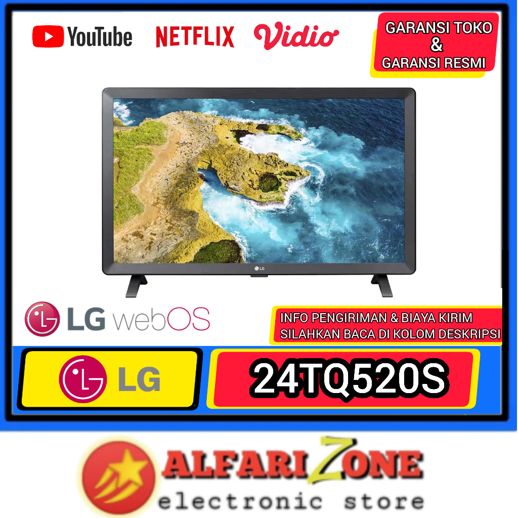 LG 24TQ520S Smart Monitor TV LG 24 inch 24TQ520 TV LG 24" Smart tv 24