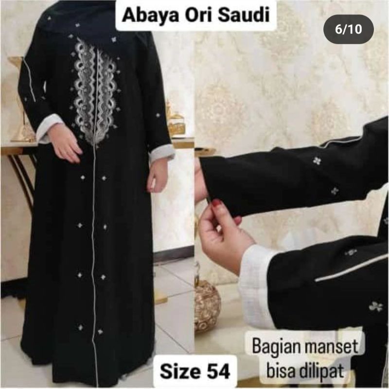 TERMURAH ABAYA ORIGINAL SAUDI ABAYA ARAB ABAYA HITAM ABAYA MESIR ABAYA PAYET