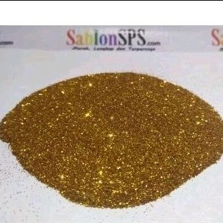 BUBUK GLITER EMAS TUA KEMERAHAN GLITTER POWDER 500GR