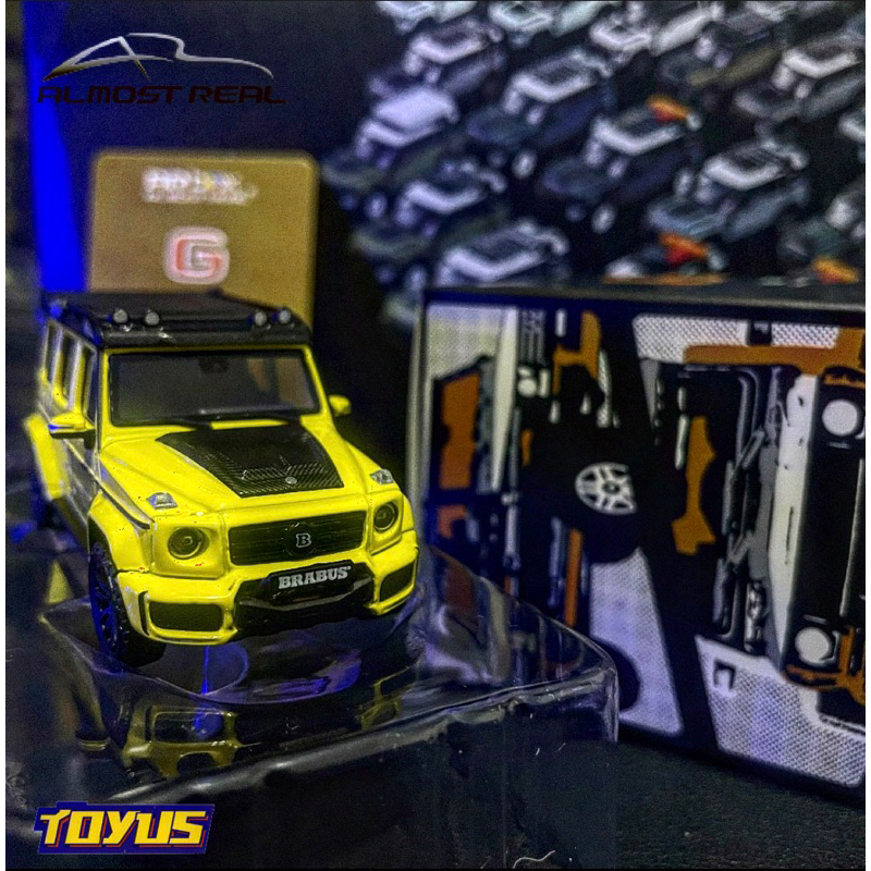Almost Real - BRABUS GCLASS AMG 63 ELECTRIC BEAM YELLOW