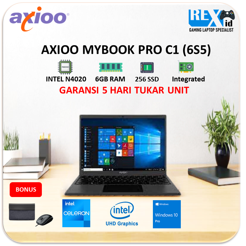 AXIOO MYBOOK PRO C1 (6S5) (N4020 6gb 512ssd W10Pro 14.0inch TKDN)