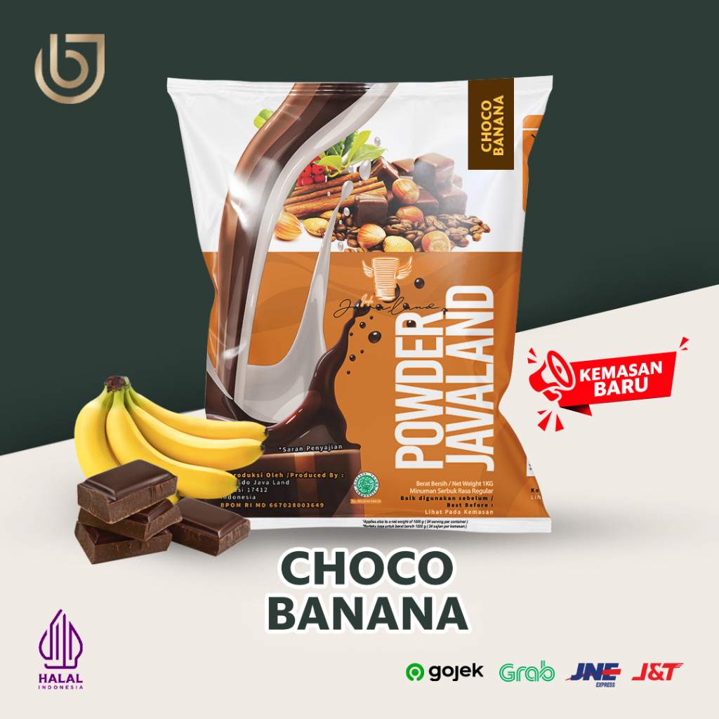 

Choco Banana Powder Drink Bubuk Minuman Rasa Choco Banana 1kg Javaland