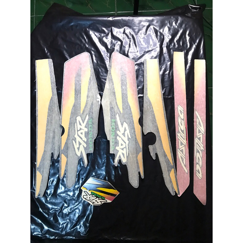 striping sticker honda astrea star original