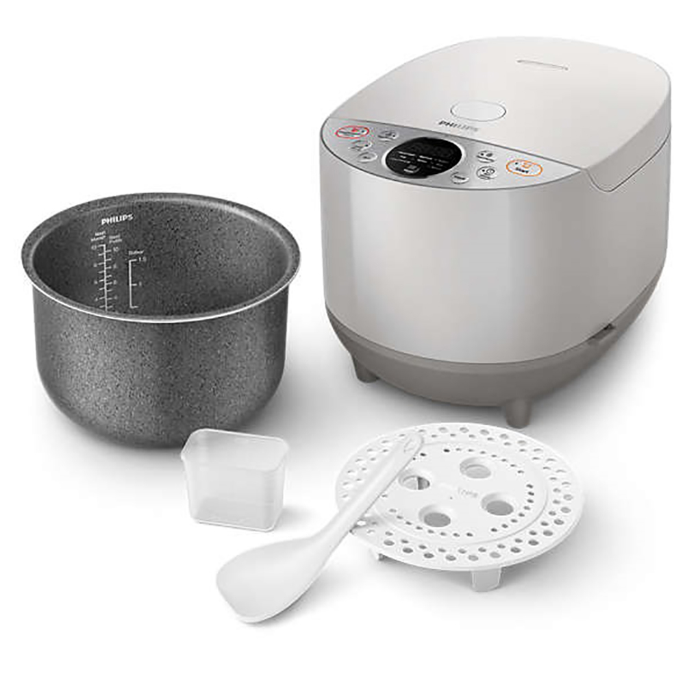 Philips HD4515/30 – Rice Cooker 1.8 Liter 10 Menu Grey