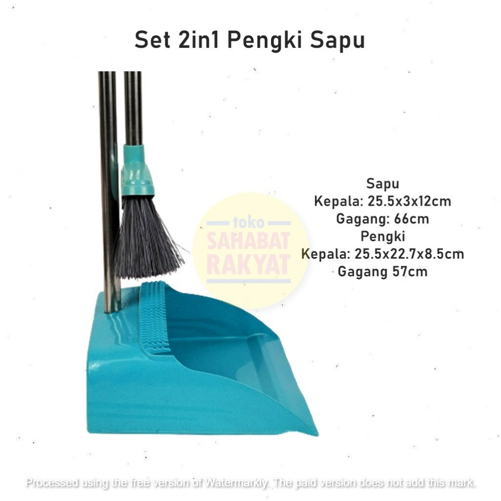 RML931X Set 2in1 Dustpan Pengki Sapu Besar