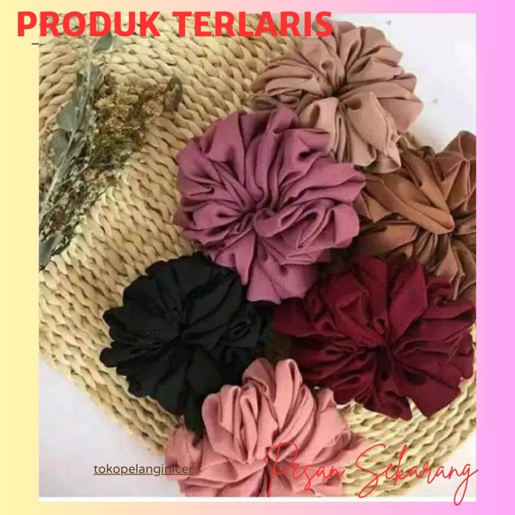 SCRUNCHIE INNER KUNCIR HIJAB JILBAB - IKAT RAMBUT KUCIR BESAR - IKAT RAMBUT CEPOL TEBAL