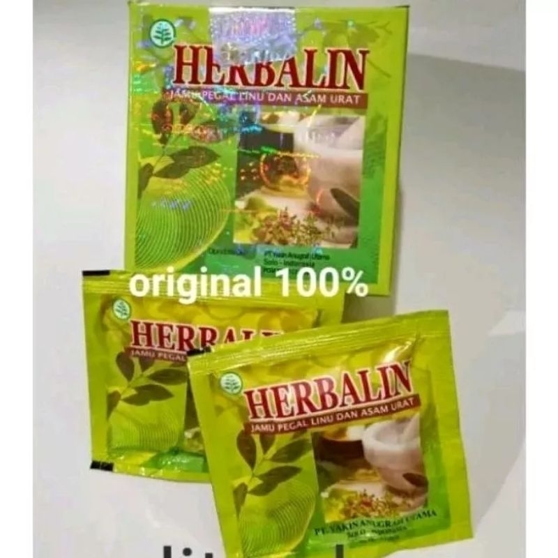 HERBALIN , Kapsul Herbalin isi 40 capsule asam urat pengapuran