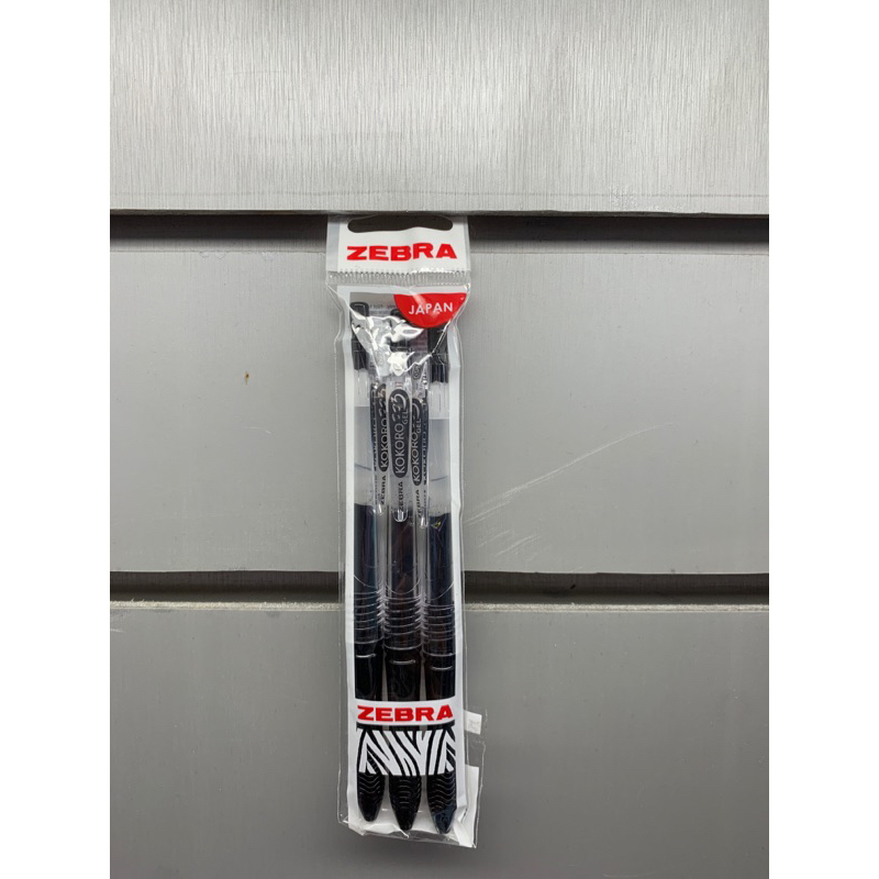 

Gramedia Galeria - Zebra Kokoro Gel Pen 0.5mm Set 3 Black