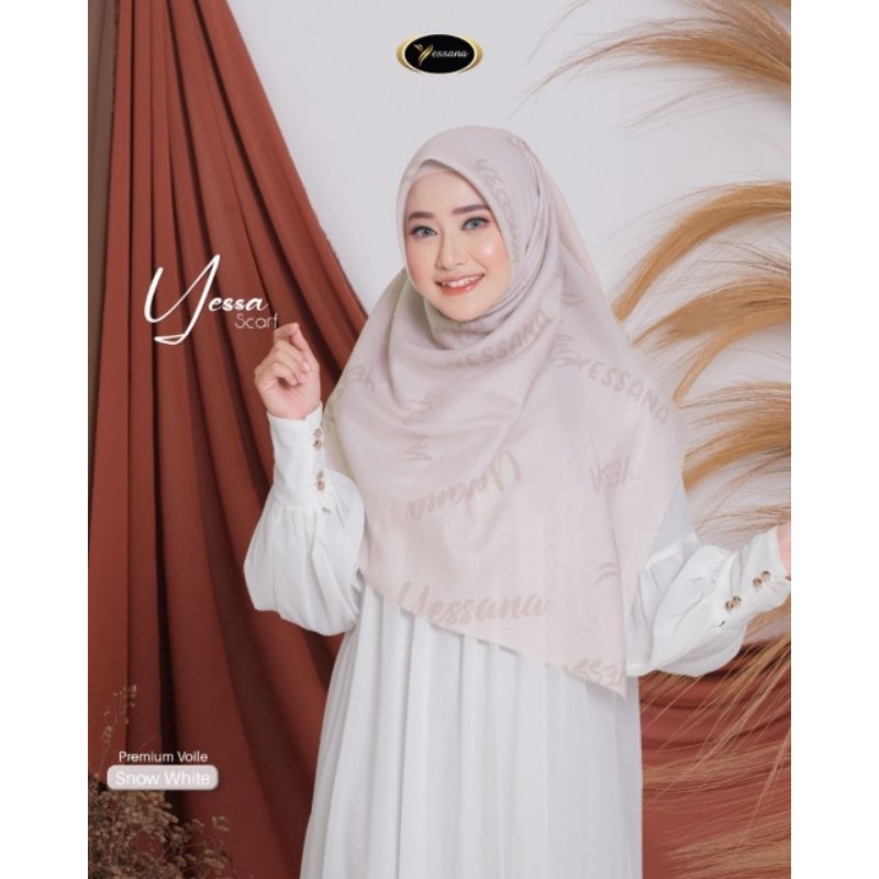 HIJAB JILBAB SEGIEMPAT VOAL BAHAN PREMIUM VOILE TERBARU 4 TERBARU TERLARIS SIMPLE KEKINIAN ORI YESSA