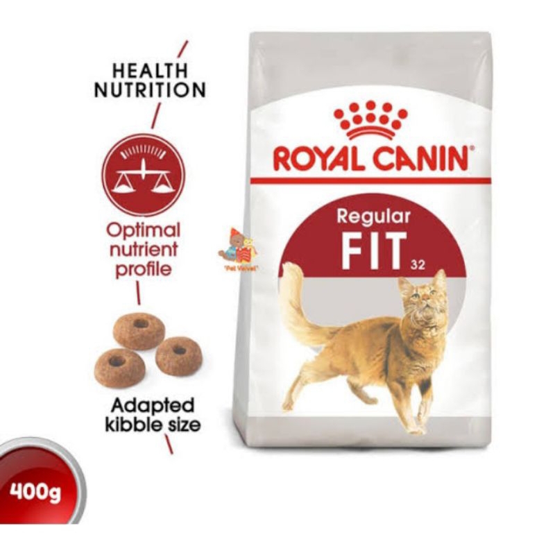 Royal Canin Fitt 32 400gr | promo price - dryfood rc fit  makanan kucing