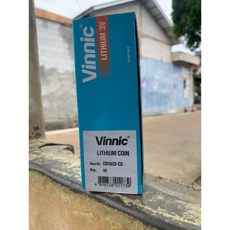 Batre baterai vinnic original CR1632 Lithium 3V